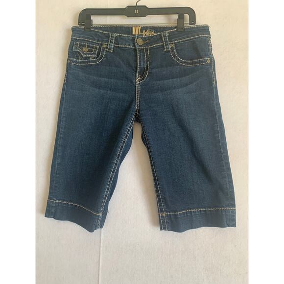 Kut From The Kloth Capri Cropped Jean Women’s 10 Flap Pockets Stretch Mid Rise - Picture 1 of 12